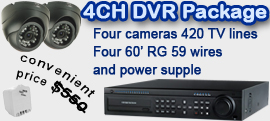 4Ch DVR package